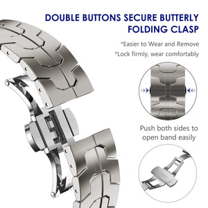 Bracelet de montre en acier inoxydable à motif Iron Man pour <span class=keywords><strong>Apple</strong></span> <span class=keywords><strong>Watch</strong></span> Series 10/9/8/Ultra (42-49mm) - Product Image 6