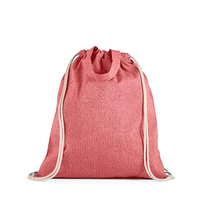 Sac à cordon personnalisé en tissu doux, toile de calicot, coton, avec double cordon, logo personnalisé