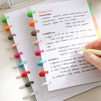 Carnet à reliure à disques avec couverture en polyéthylène, pages amovibles, idéal pour le travail, les voyages et la prise de notes