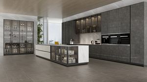 专业生产豪华欧式现代漆艺现成的厨柜 - Product Image 2