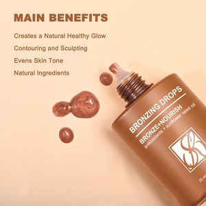 Private Label Schnellentwickelnde Selbstbräunungstropfen für das Gesicht für einen Natürlichen Bronzenglanz und Feuchtigkeit - Product Image 2