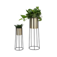 Innen- und Außenbereich Heimdekoration Aluminium/Weichstahl Blumentopfhalter Hängeständer Gestanztes Design Anpassbare Farbe Pflanzenpflege ISO9001