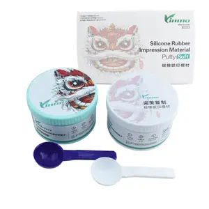 Dental Impression Material Denture Veneers Crown Silicone Rubber Catalyst and Matrix for Dental Orthodontic