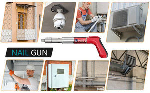 Pistola de clavos neumática integrada para pared y techo, de acero inoxidable, longitud de clavo de 57 mm, escape lateral, garantía de 3 años, seguridad. - Product Image 2