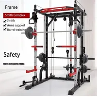 2022 New Home Body Building Cable Crossover multifunzionale Power Cage Squat Rack con sollevamento pesi Training Gym Smith Machine