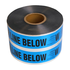 مخصص مطبوع ماركة Huaan بلاستيك PE تحت الأرض عرض 3 بوصة مقياس أمان مقاوم للطقس معتمد من ISO - Product Image 4