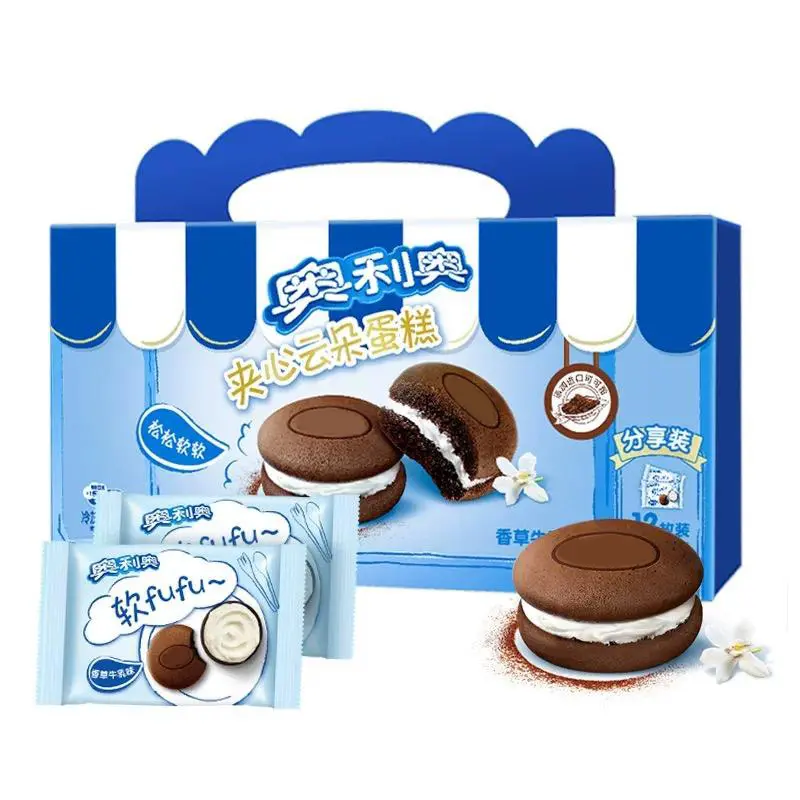 Bán Buôn Kỳ Lạ Đồ Ăn Nhẹ Mềm Bánh Oreo Làm Đầy Đám Mây Bánh Đào Có Hương Vị Bánh Sandwich Bánh 88G Oreo Cookie