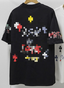 T-shirt Unisex Chrome Hearts con Stampa AR sul Bordo, 100% Cotone, Manica Corta, Collo alla Moda, Vestibilità Regolare, 280 Grammi, Ingrosso - Product Image 4