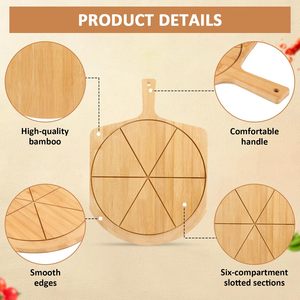 Bamboo Pizza Storage Rack With Drawer 5 Tier Wooden Pizza <b>Pan</b> Holder Multi Layer Kitchen Organizer For Food Storage - Product Image 5