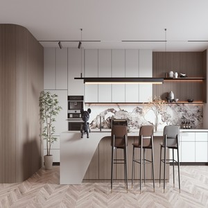 Bancone Bar Personalizzato in Legno <span class=keywords><strong>di</strong></span> Quercia Massello, Ecologico, Durevole, Facile da Pulire, Stile Moderno, Arredamento Interno - Product Image 6