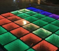 Hot Sale Bühnen beleuchtung 50cm * 50cm Magnet 3D Led Dance Floor Panels