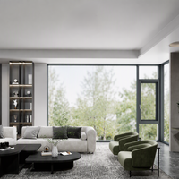 Fenêtre à battant fixe et ouvrante Glazing Direct avec système de feuilles à dimensionnement sur mesure pour projet de rénovation de véranda