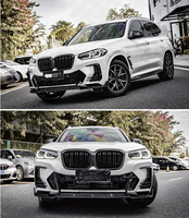 Best-seller 2020-IN Kit de carrosserie de pare-chocs arrière de voiture adapté pour BMW X3 Series G01 G08 SQ Style diffuseur arrière en Fiber de carbone sec