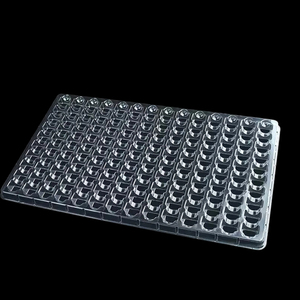 Khay nhựa đa khoang trong suốt, Khay lưu trữ lưới mật độ cao cho các linh kiện điện tử/Bộ phận vi mô - Product Image 6