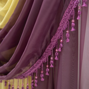 Cortinas de Voile Suaves y Elegantes de Diseño Moderno y Alta Calidad, Listas para Usar, para la Decoración de la Sala de Estar, Lujosas - Product Image 6