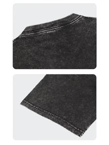 เสื้อยืดลายมีมแมว 'ไอบูโพรเฟน' แบบยูนิเซ็กซ์ สไตล์วินเทจ สีดำฟอก ทรงโอเวอร์ไซส์ แขนสั้น - Product Image 4