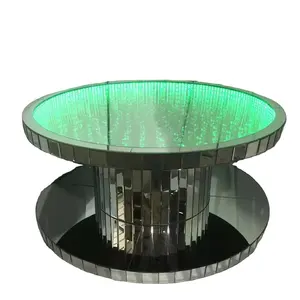 Mesa de centro inteligente con luces LED RGB, decoración para el hogar, muebles de sala de estar, 2022