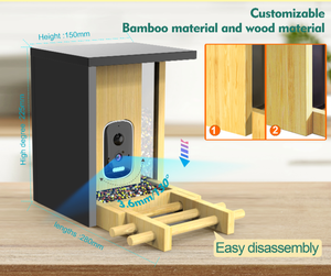 กล้องติดตั้งที่ให้อาหารนก ICSEE Solar Wifi ความละเอียด 2K 5MP พร้อม AI ระบุสายพันธุ์สัตว์เลี้ยง ระบบแจ้งเตือน บันทึกภาพ ระบบรักษาความปลอดภัย รองรับ Alexa กล้องวงจรปิดอัจฉริยะ - Product Image 3