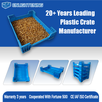 Boîte de reproduction d'insectes en plastique standard 600x400x230mm empilable