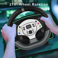 Simulateur de voiture Sim, 270 pédales, changement de vitesse à palette, volant de jeu, prix d'usine, vente en gros