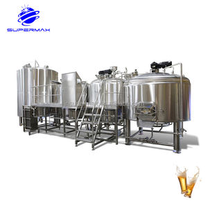 微型啤酒厂设备1000L半自动PLC控制高生产率啤酒酿造泵电机发酵罐 - Product Image 3