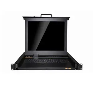 17.3 Inch Hoge Resolutie 1920X1080 Scherm/Osd Menu 8 Poorten 1u Led Kvm Lade