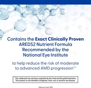 PreserVision <span class=keywords><strong>AREDS</strong></span> <span class=keywords><strong>2</strong></span> Vitaminas Oculares Recomendadas por Médicos Luteína Vitamina C Zinco Cobre 120 Cápsulas Macias para Adultos e Adolescentes - Product Image 3