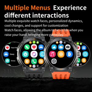 GPS thông minh đồng hồ ak17g AMOLED Màn hình 1.43 "la bàn HR bo BP 100 + thể thao chế độ tập thể dục Tracker IP68 không thấm nước SmartWatch cho nam giới - Product Image 3