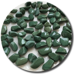 用于花园美化的蓝色扁平圆石鹅卵石