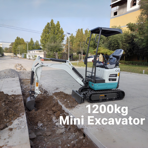 Mini Excavadora Multifuncional de 1200 kg con Certificación EPA y CE, Directo de Fábrica, para Granja y Jardín - Product Image 2