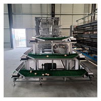 Cage de poulailler portable automatique industrielle économique de grande capacité pour poules pondeuses