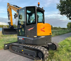 Shantui SE58SR Short Radius Excavator 6 Ton Mini Digger Yanmar Engine Compact <b>Swing</b> Digger City Construction Ready for Export - Product Image 5