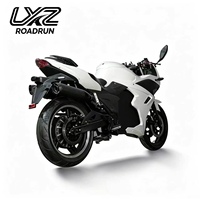 Nouvelle conception de moto électrique de tourisme pour adultes 72V, moteur 3000W 5000W, moto sportive puissante avec une vitesse maximale de >80 km/h et une autonomie de 40-150 km
