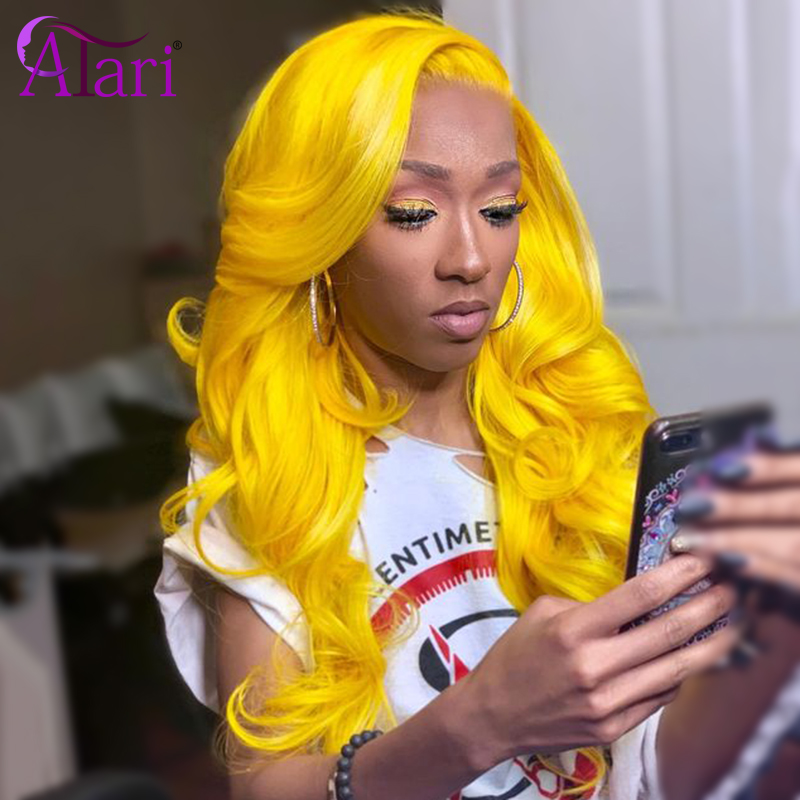 Yellow wigs