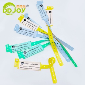 DDJOY Không Thấm Nước Mềm Pvc Ban Nhạc Nhận Dạng Tùy Chỉnh Bệnh Viện Người Lớn Trẻ Em Dây Đeo Cổ Tay Bệnh Nhân Id Bands - Product Image 5