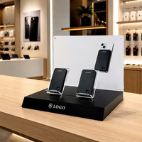 Support d'affichage en PMMA personnalisé, présentoir de poster remplaçable, support d'affichage pour accessoires de téléphone portable, pour magasin de détail