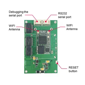 Oem Odm Pcba Board 4G Tarjeta Sim Tamaño pequeño Pocket Mini Wifi Router con puertos serie RS232
