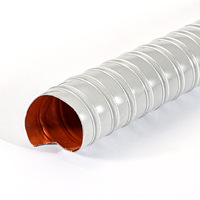 Tuyaux de ventilation flexibles en tissu de fibre de verre enduit de silicone haute température, carrés, de 25 mm à 500 mm, les plus vendus