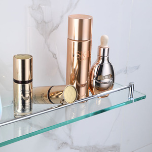 Étagère de <span class=keywords><strong>douche</strong></span> moderne en <span class=keywords><strong>verre</strong></span> à montage mural à un seul niveau Étagère de salle de bain en <span class=keywords><strong>verre</strong></span> Support de <span class=keywords><strong>douche</strong></span> en <span class=keywords><strong>verre</strong></span> unique - Product Image 5