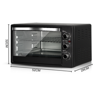 Four électrique multifonctionnel de haute qualité, prix usine, nouvelle arrivée, contrôle de température, 35l, pour usage domestique