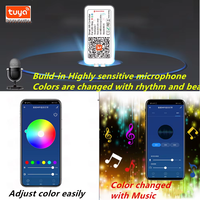 Moteur d'éclairage à fibre optique RGBW LED 45W/60W/75W Tuya Wifi, source de lumière à fibre optique RGBW à changement de couleur, contrôle intelligent par application Tuya Wifi