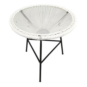 22 pouces Patio Intérieur et Extérieur En Rotin Ensemble Assorti <span class=keywords><strong>Acapulco</strong></span> <span class=keywords><strong>Table</strong></span> D'appoint <span class=keywords><strong>Table</strong></span> <span class=keywords><strong>Basse</strong></span> En verre, Bleu - Product Image 2