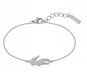 Bracciale Regolabile in Oro 18K <span class=keywords><strong>per</strong></span> <span class=keywords><strong>Uomo</strong></span> e Donna, Design a Coccodrillo in Acciaio Inossidabile, Stile Geometrico Trendy con Confezione - Product Image 5