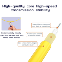Single-Mode Fiber Jumper SC APC to FC APC Low Loss SM Patch Cord for FTTH and Telecom