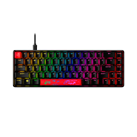 Clavier filaire Alloy Originss 65 touches, clavier de jeu RGB, interrupteurs linéaires rouges