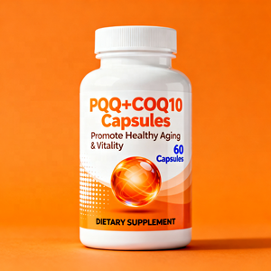 OEM Label Health Support PQQ & COQ10 200mg PQQ Herz gesundheits ergänzung zur Unterstützung der Energie-und kognitiven Funktion - Product Image 1
