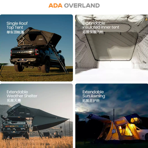ADA OVERLAND Hard <b>Large</b> Roof Top <b>Tent</b> 4x4 Offroad Foldable Camping <b>Tent</b> 3-4 People with 3000mm Waterproofing - Product Image 5