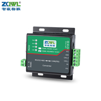 Convertisseur Zhiqian IoT RS485/232/422 vers CANFD, module de bus CAN vers série, Modbus ZQWL-RCAN-1C341, contrôle industriel