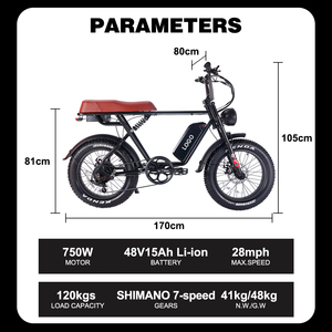 USA EU Warehouse 20 Inches Fat Tire <strong>Powerful</strong> <strong>Ebike</strong> for Adults 48V 750W Electric Fatbike Full Suspension Hybrid Electric Bike - Product Image 2