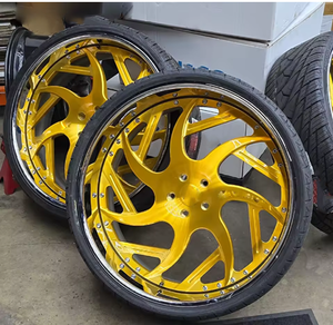 Velg Fogiotos Custom <span class=keywords><strong>2</strong></span>/3-Piece Forged 22 24 26 28 Inch Deep Dish untuk Roda 6x139.7 5x127 5x114.3 PCD untuk Chevy 6 Lug - Product Image 6